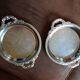 2 original stainless steel dishes