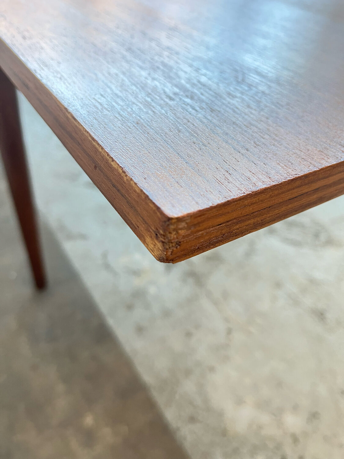 Table en teck avec rallonges