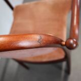 Set of six Thonet armchairs in bent wood, Vienna, Austria, 1991