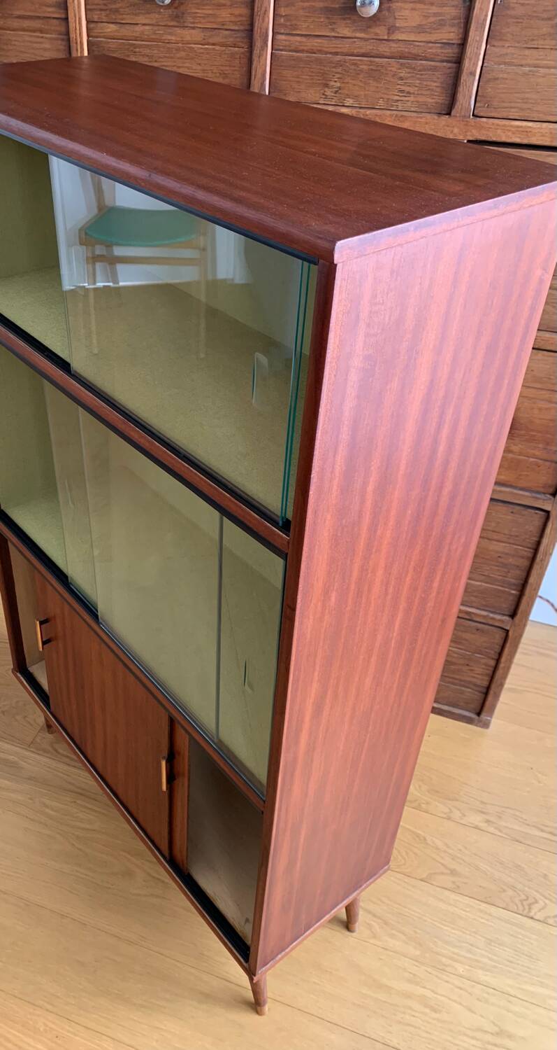 Vintage display cabinet bookcase
