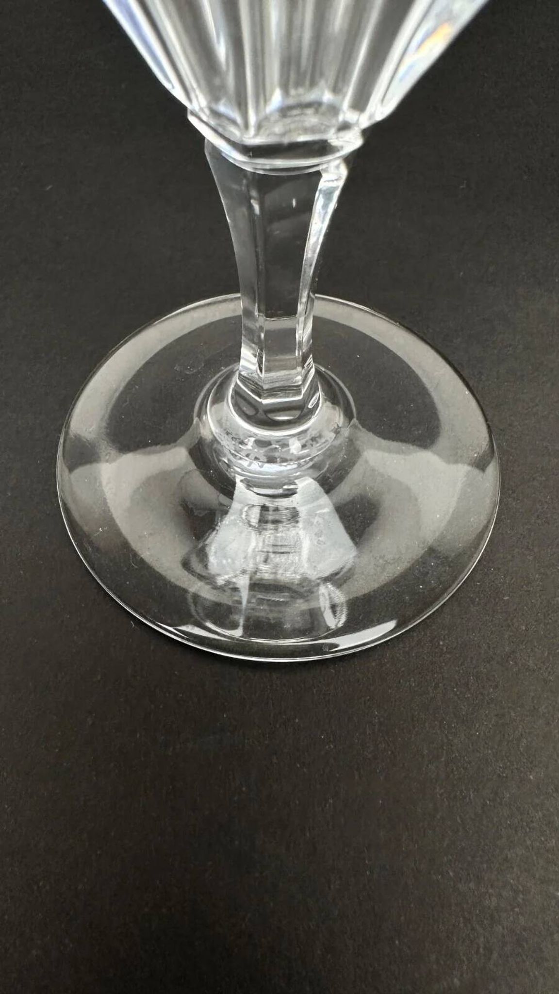 Baccarat, set of 9 port glasses model Duchesse de Dino