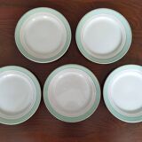 5 Lunéville dessert plates