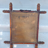 Vintage bamboo mirror 1960