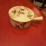 Porcelain of Paris game pheasants ducks