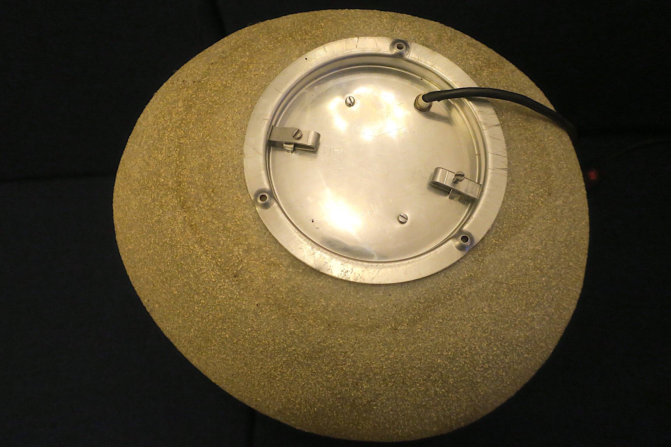 Large moon rock lamp André Cazenave for Singleton attr., Italy 1960s