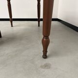 Old walnut bistro table