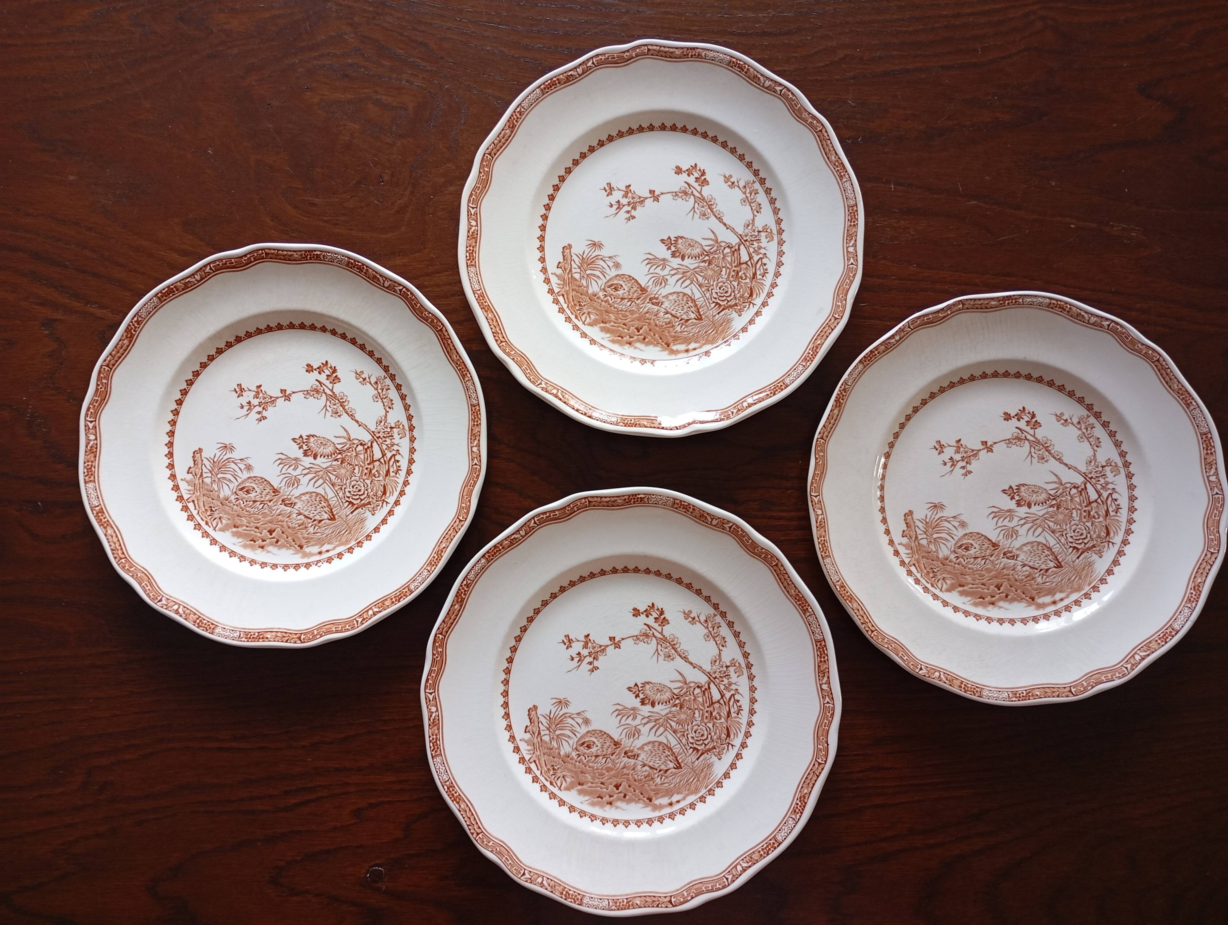 English flat plates by Furnivals "Quail"