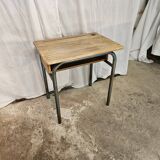Bureau d'écolier 1960 avec casier