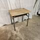Bureau d'écolier 1960 avec casier