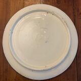 Andalusian decorative dish blue sign