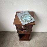 Dudouyt bedside table, oak, 1940.