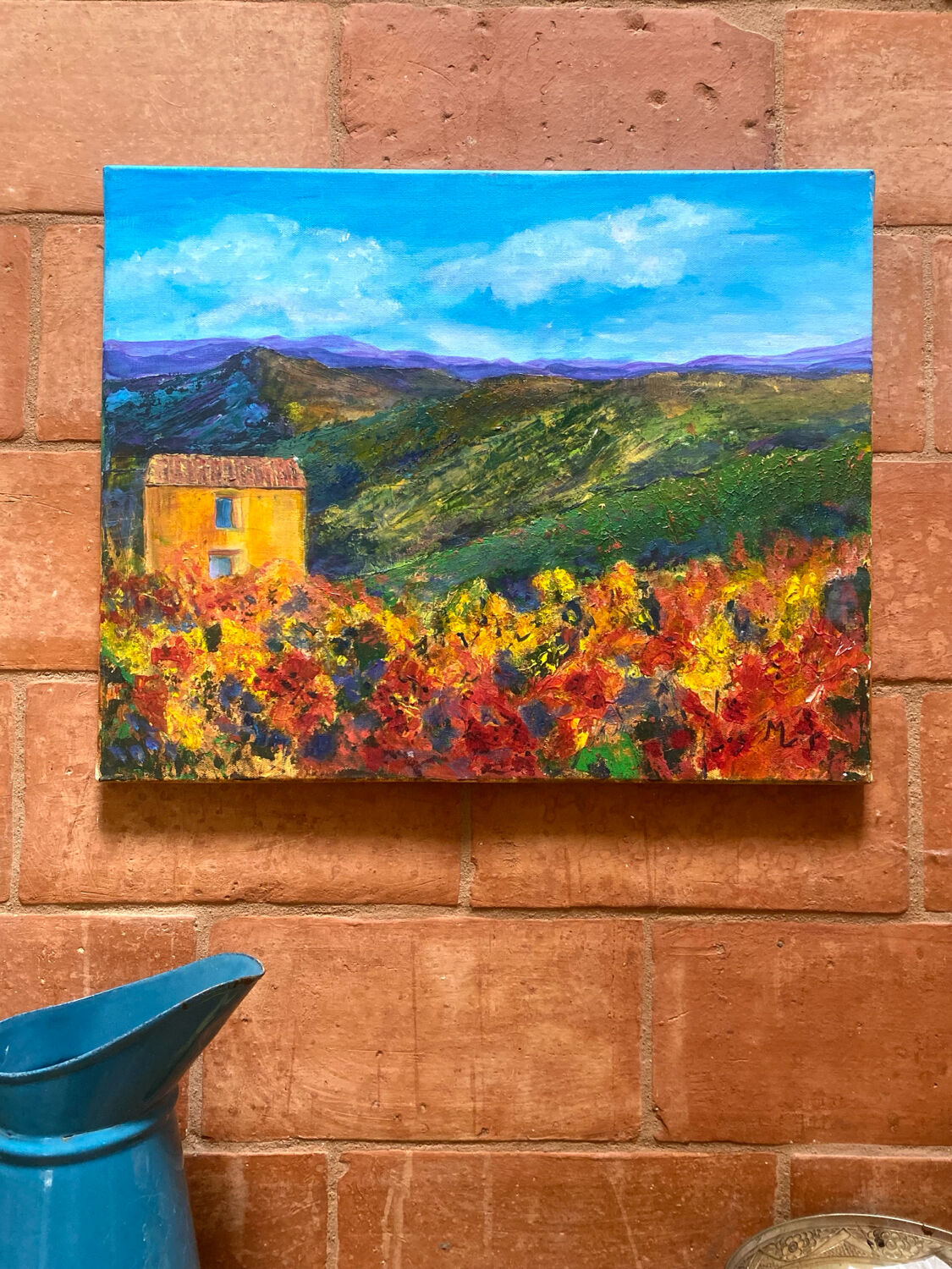 Vintage oil on canvas