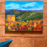 Vintage oil on canvas