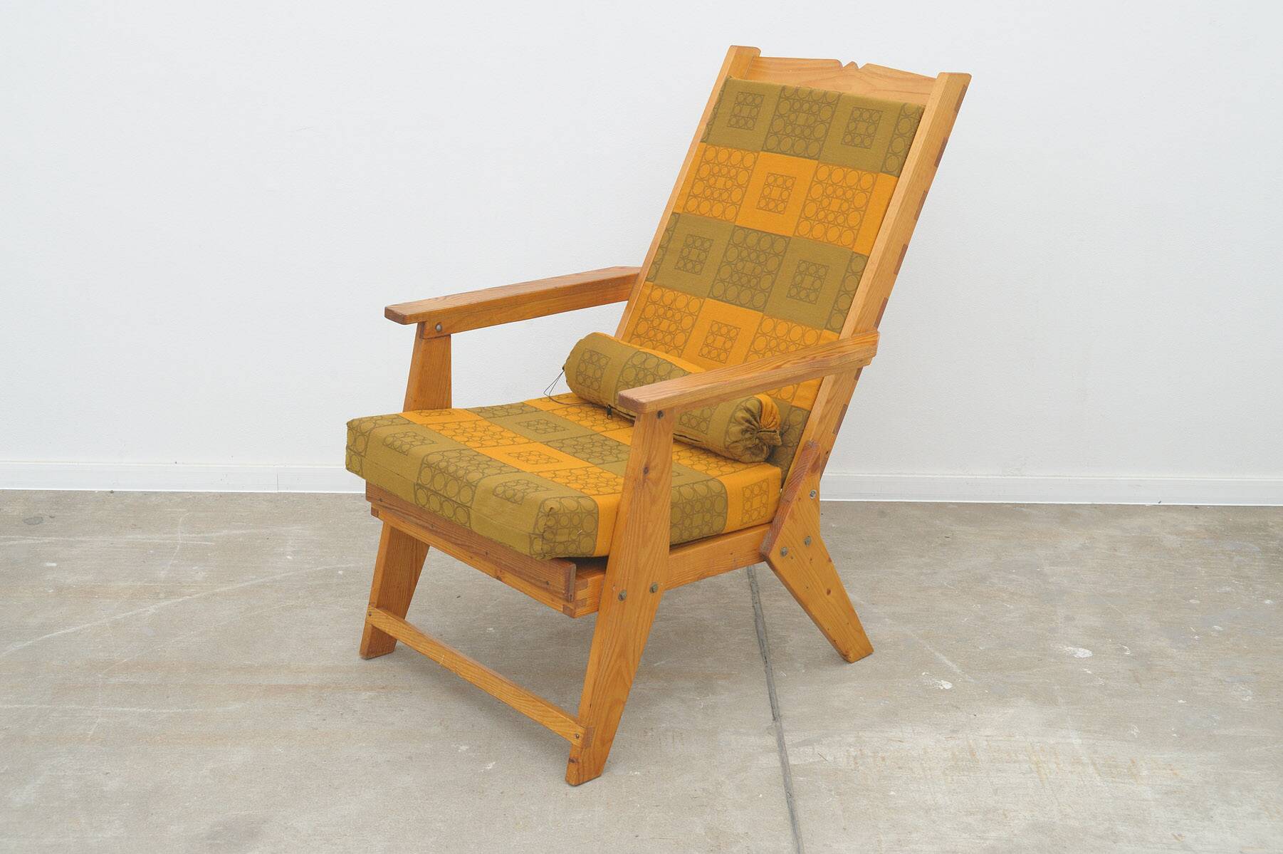 Fauteuils en bois de pin de style scandinave, années 1970, set de 2