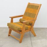 Fauteuils en bois de pin de style scandinave, années 1970, set de 2