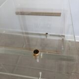 Vintage plexiglass desk, 1970