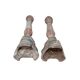 Pair of wooden candlesticks 43 cm - 18th century style