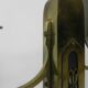 Set of 2 brass Art Nouveau candlesticks, circa 1910