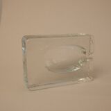 Cendrier en verre vintage