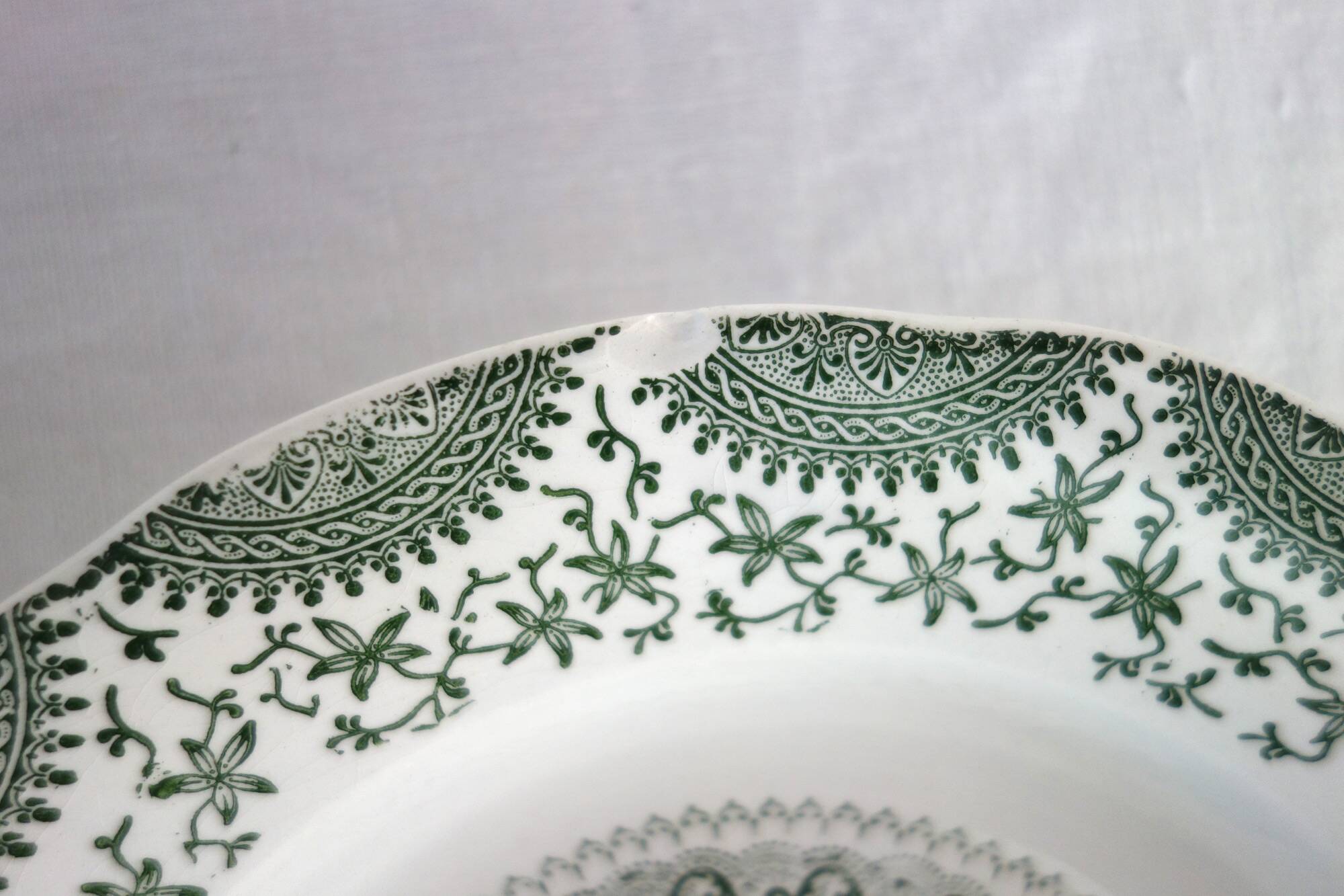 7 deep plates Fine Ware earthenware
