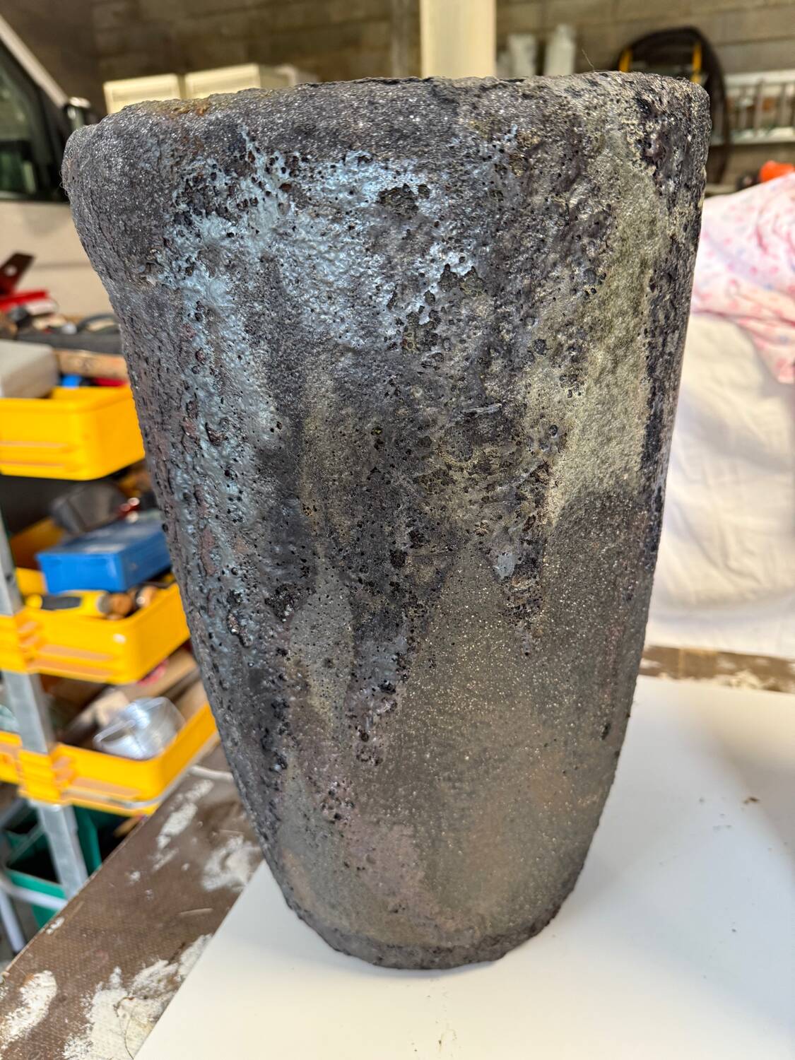 Foundry crucibles industrial decoration