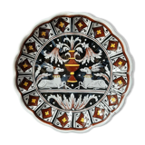 Flat round plate hollow Tuscany Italy