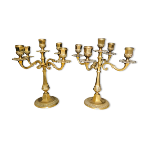 Paire de candélabres