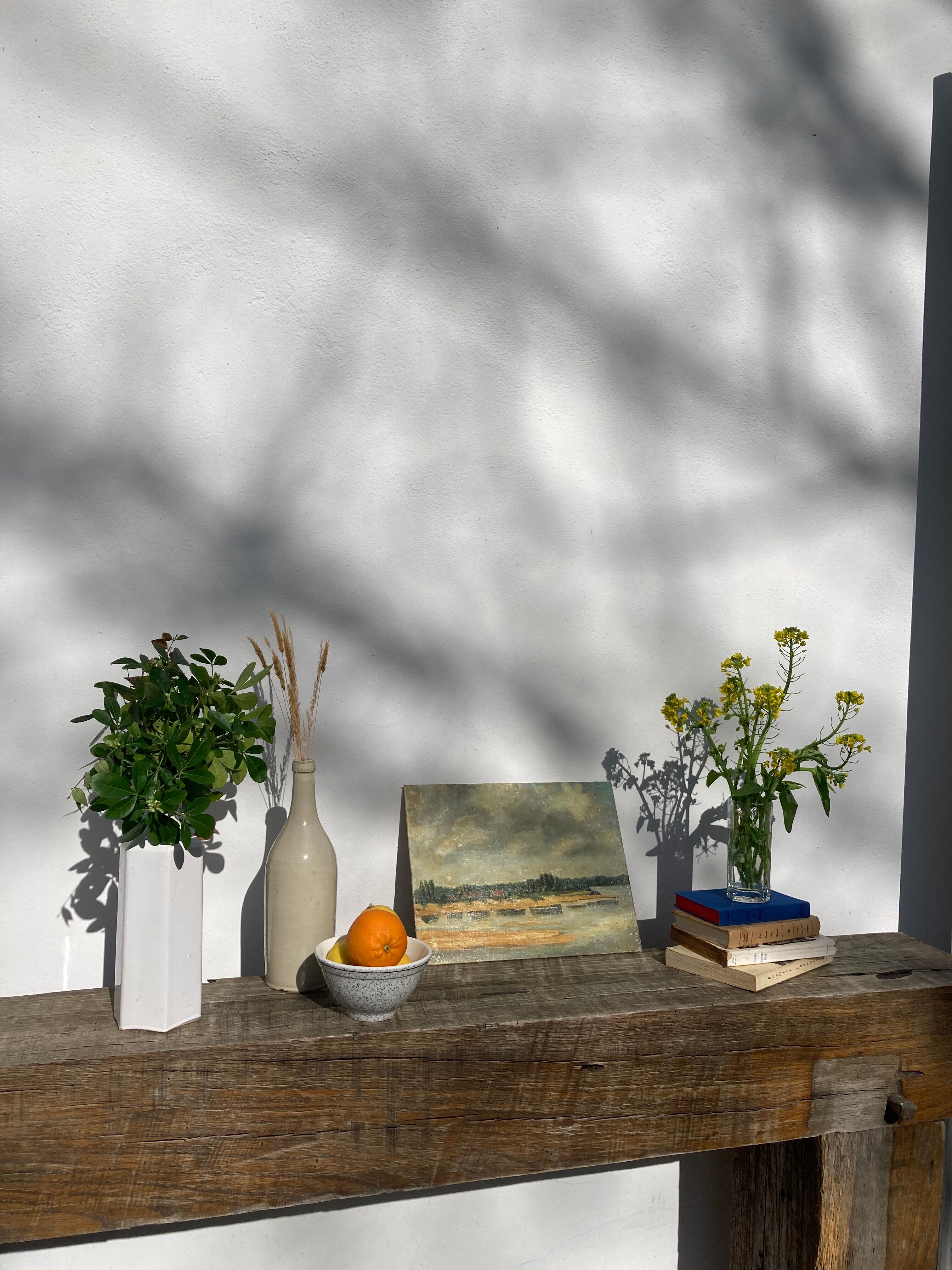 Oil painting on landscape panel