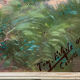 Oil on panel Cannes La Bocca 1909 signed Tom Evans
