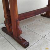 Antique vintage solid oak monastery farmhouse table