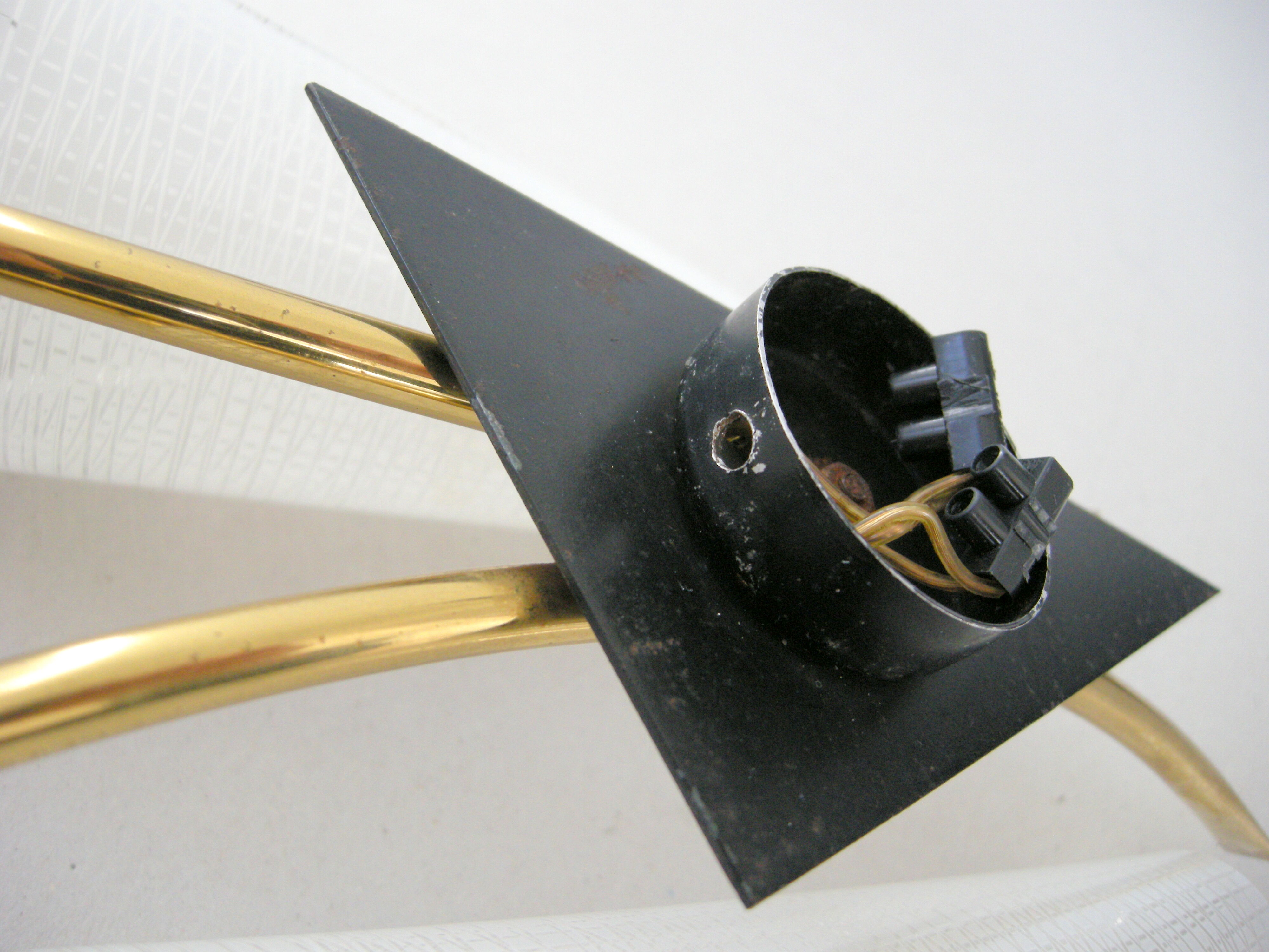 Pair of vintage wall lamps 1950