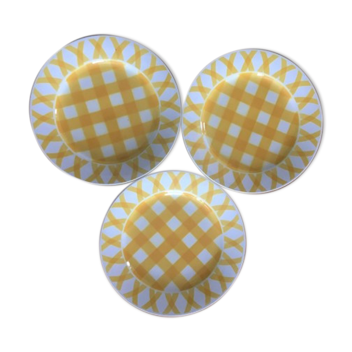 Yellow Glasgow Plates