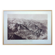 The Pyrenees mountain range, photographic plate printed in 1937