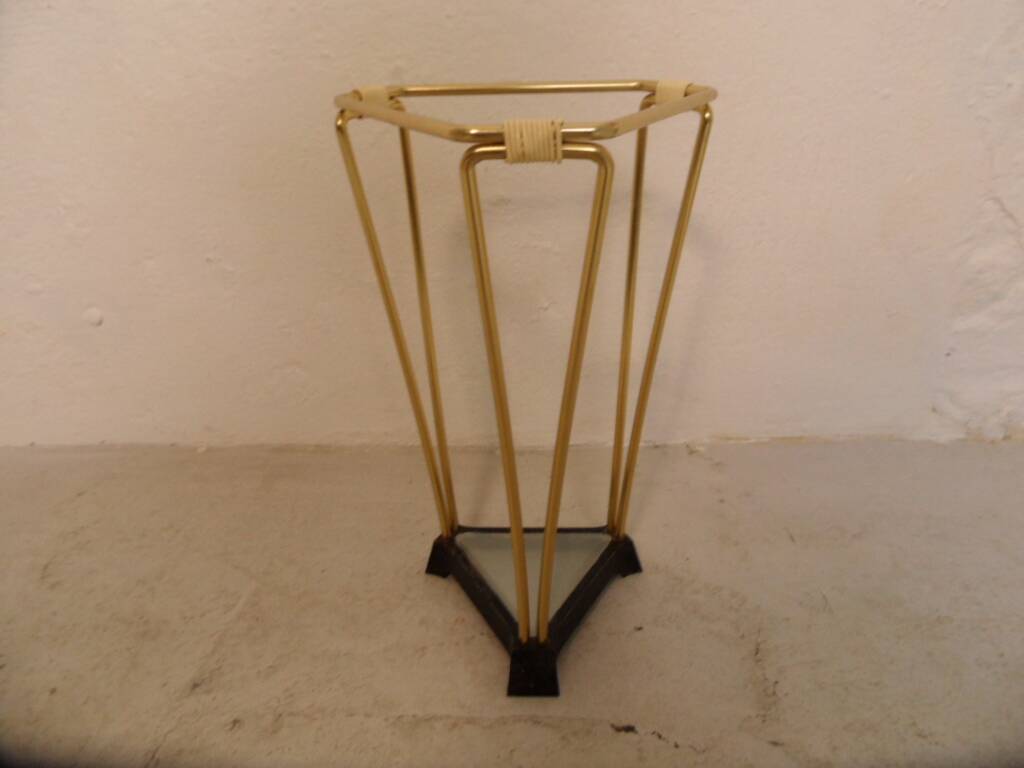 Vintage Hollywood Regency umbrella stand