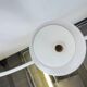 Suspension scandinave opaline et teck, midcentury modern