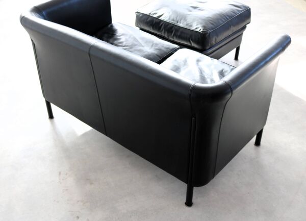 canapé vintage + pouf   coin salon   A. Citterio   Moroso