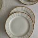 « Pallas » - 6 assiettes à dessert en porcelaine Limoges Balleroy & Cie