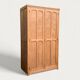 Parisian paneled cabinet in raw wood, 1940