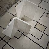 Travertine coffee table 1980