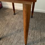 Scandinavian set by Poul Hundevad table and 4 folding teak stools