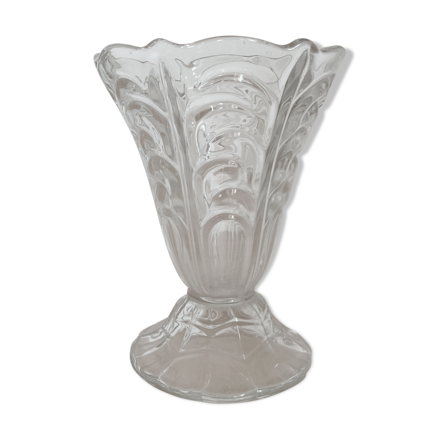 Vintage glass vase
