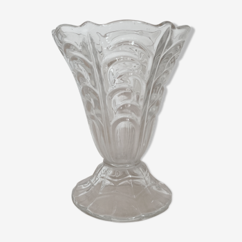 Vase en verre vintage