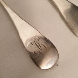 15 spoons & 4 silver metal forks