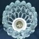 Applique artichauts métal doré et verre