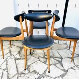 Lot of 4 Baumann Unicorn model chairs