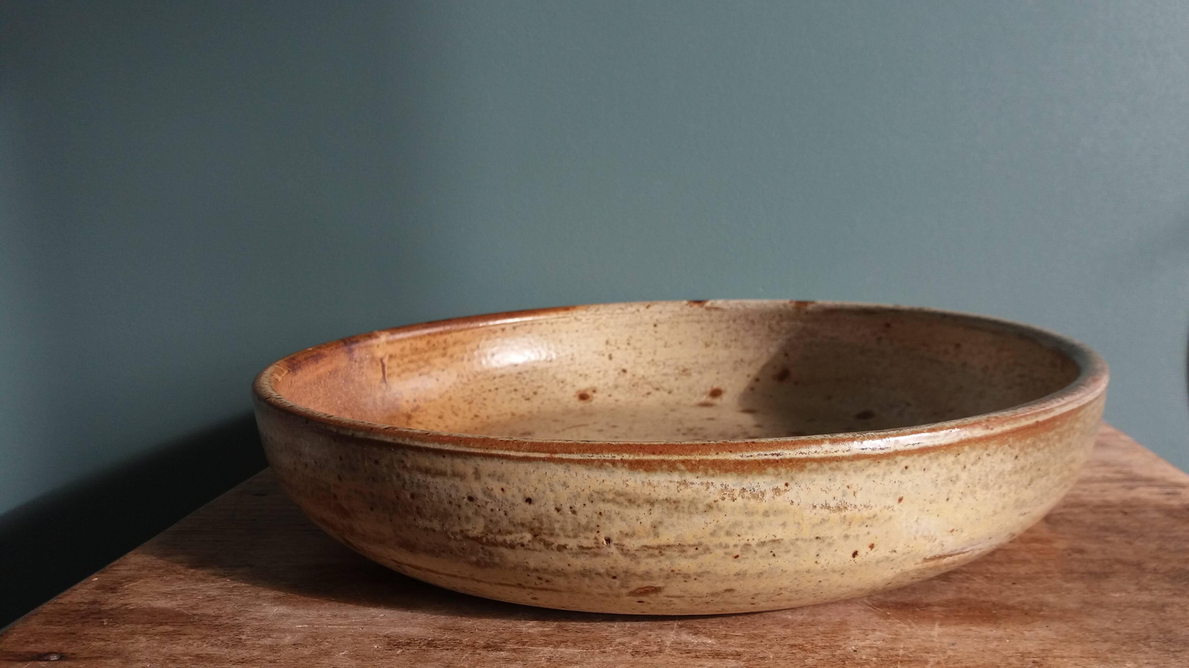 Earthenware salad bowl from Puisaye, Jean-Pierre Prud’homme