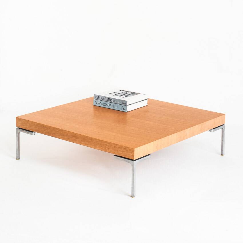 "Charles" coffee table. Oak wood. Antonio Citterio for B&B Italia.
