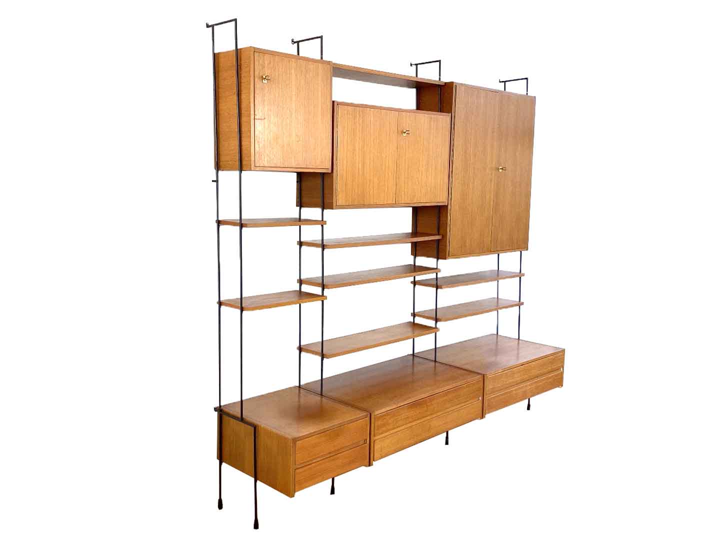 Vintage omnia wall unit by ernst dieter hilker, 1960s