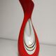 Pitcher / pourer, porcelain signed decanter