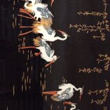 Vintage 1950 retro glass coffee table